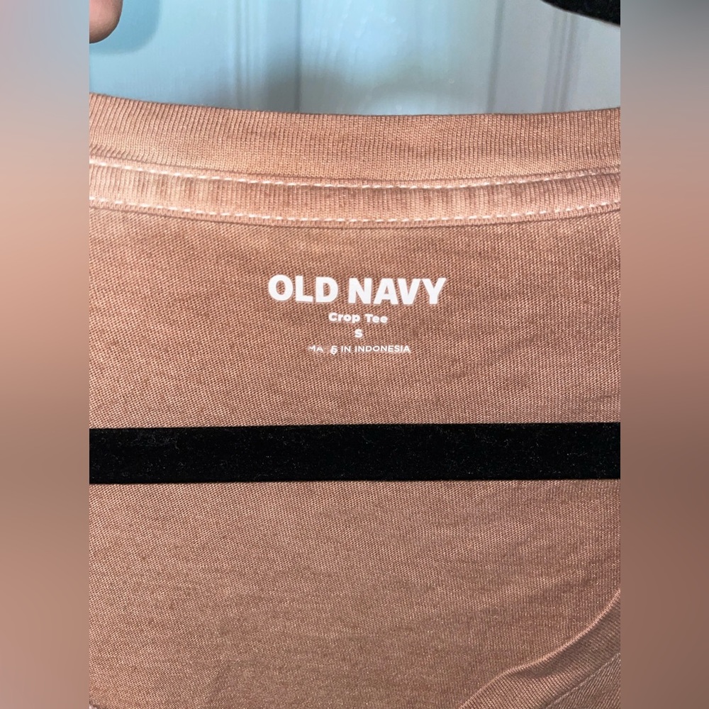 Tan Crop top from old navy